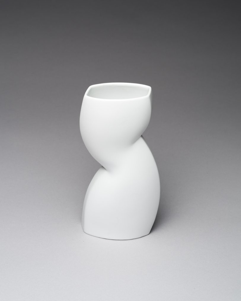 Fürstenberg Porzellanmanufaktur - West German Porcelain - Βάζο - 1709/19 (Υ 20 εκ.) - Μη εφυαλωμένη πορσελάνη - Μεταμοντέρνος Μινιμαλισμός #4.3