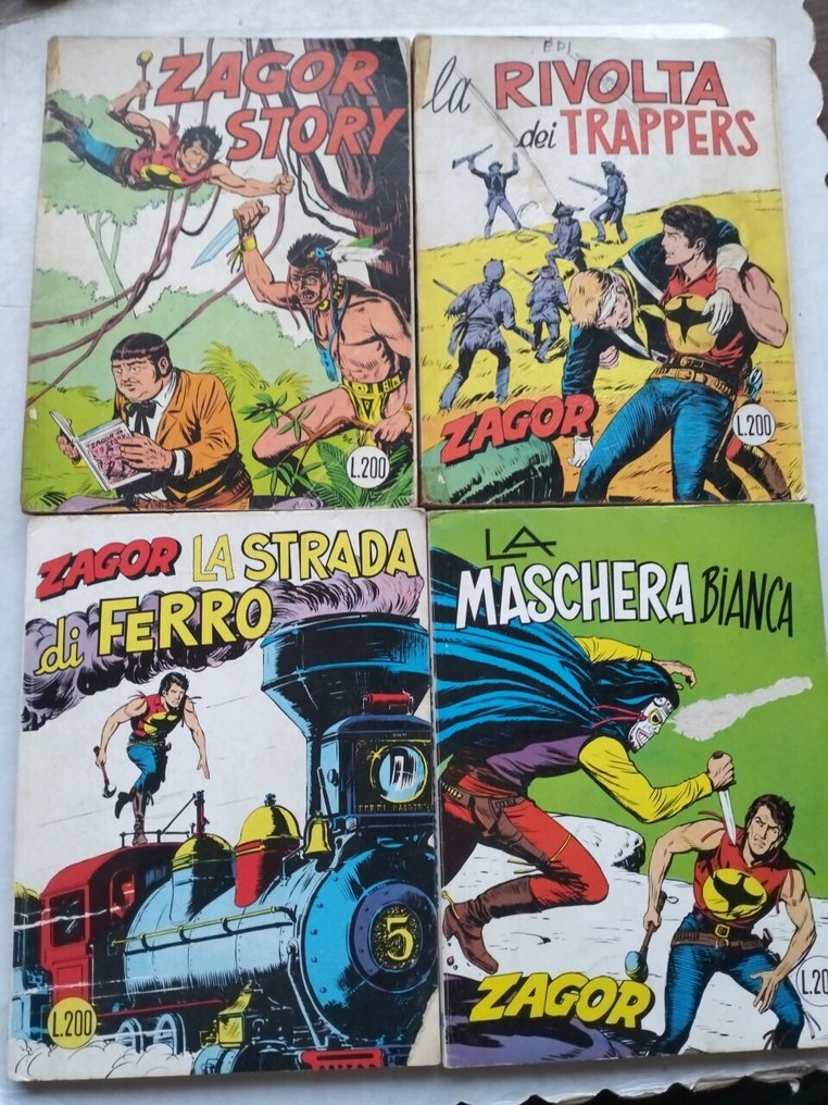 Zagor Zenith nn. 131/140 - sequenza completa - 10 Comic - EO - 1972/1972 #3.2