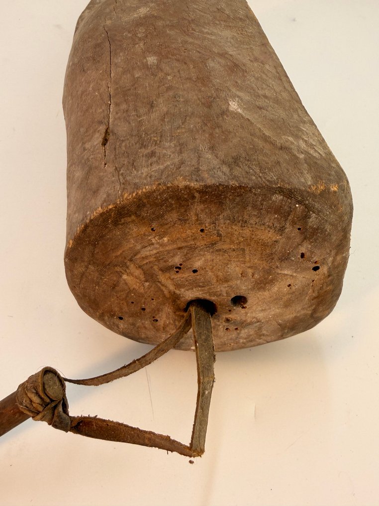 非洲古老的仪式用竖琴或齐特尔——雕刻木材和皮革——中非地区（刚果/加蓬） - 非洲古老的仪式用竖琴或齐特尔——雕刻木材和皮革——中非地区（刚果/加蓬） - 非洲  (沒有保留價) #3.2