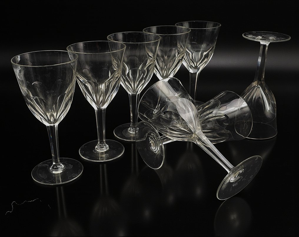 Cristalleria francese - 杯具組 (8) - 水晶 #4.3