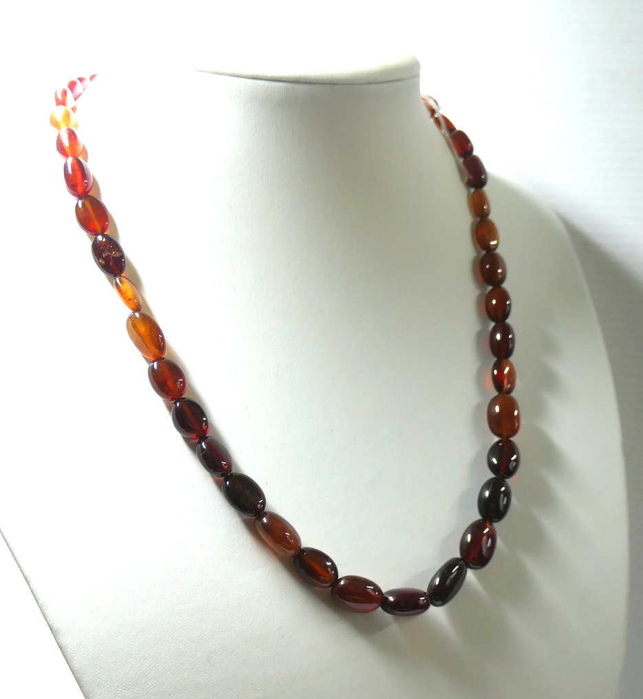 Joli GRENATS HESSONITES 100% ΦΥΣΙΚΑ σε νήμα για κατασκευή κοσμημάτων. Καμποσόν- 32.95 g #4.3