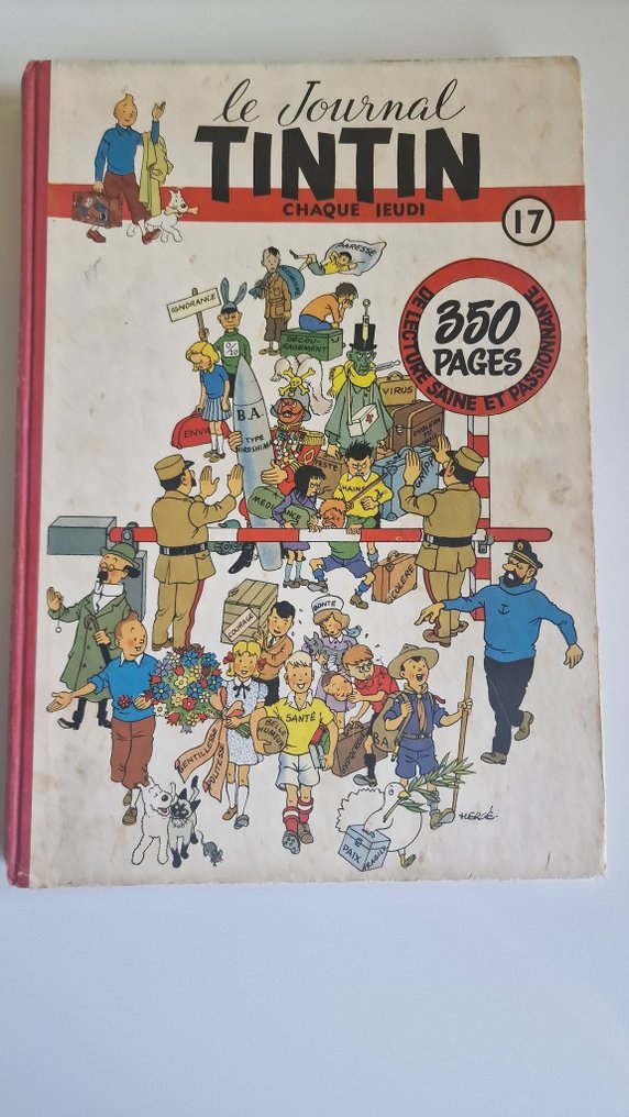 Tintin (magazine) - Recueil N°17 - 1 Album - First edition - 1951 #1.0