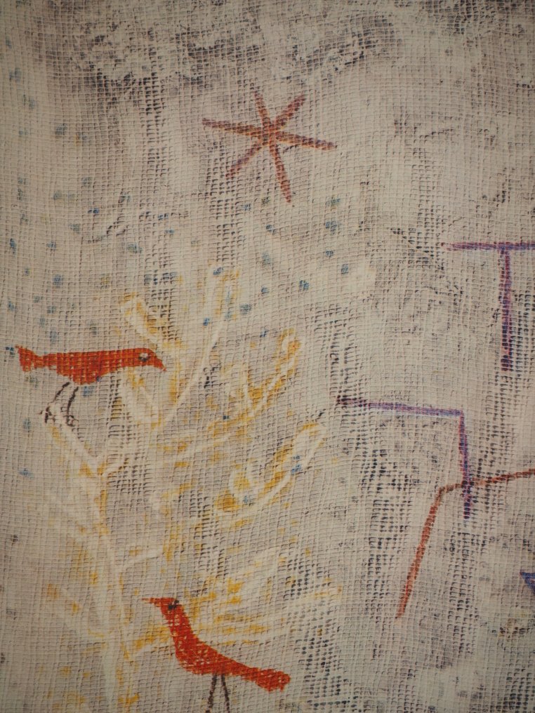 Paul Klee (1879-1940) - Jardin surréaliste et deux oiseaux rouges #3.2