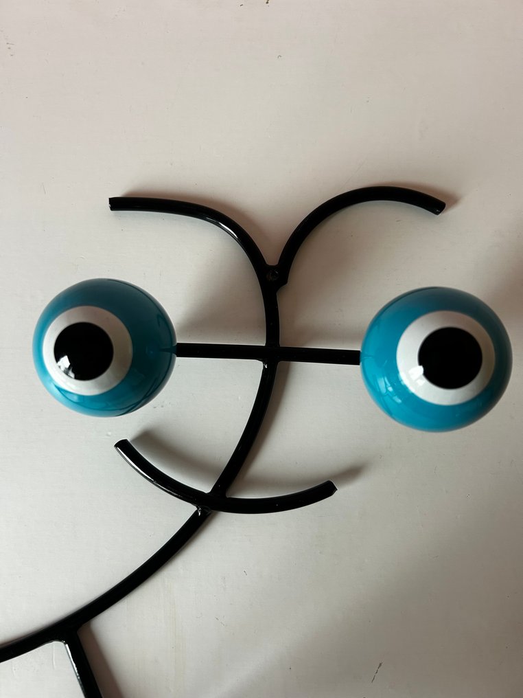 衣帽架 - 金屬 - 复古的 Memphis 1990 年代 #1.0