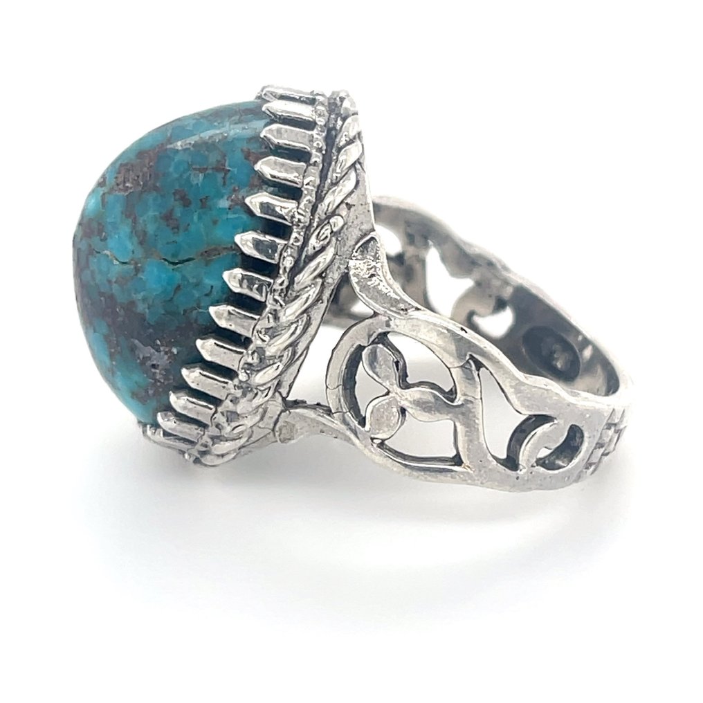 Argento - Anello - Turchese #4.3