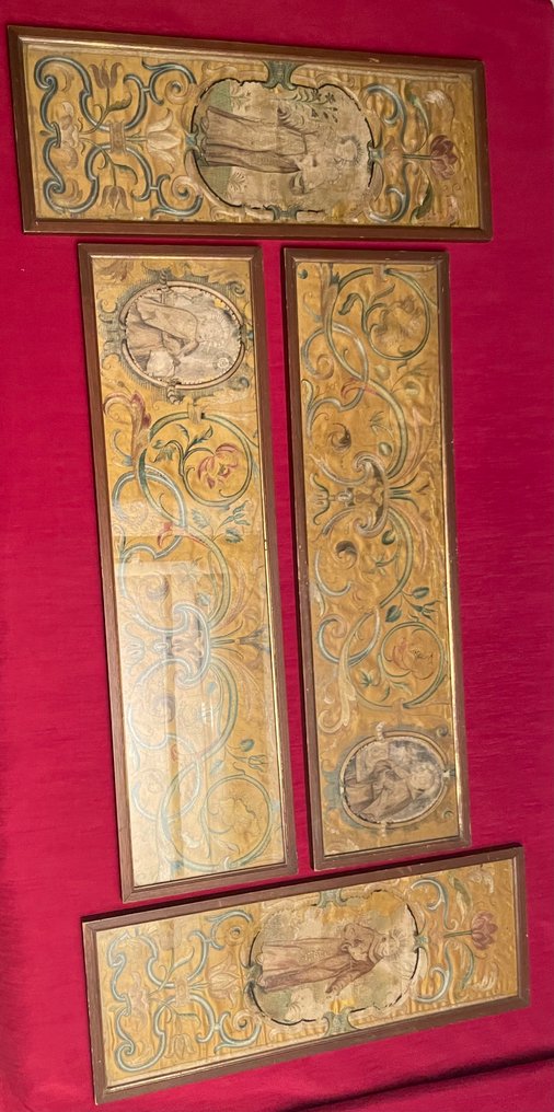  Reliquary (4) - Silk - 17th / 18th century  #4.3