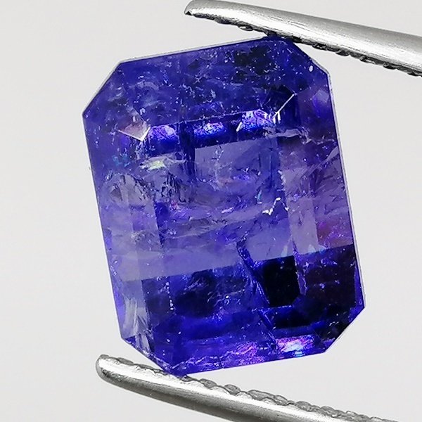 Kék, Ibolya Tanzanit - 6.91 ct - Instituto Gemólogico Español (IGE) - Nagyon jó minőségű szín #1.0