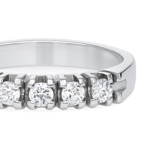 Ring - 18 karaat Witgoud - 0.35ct. tw. Diamant (Natuurlijk) #2.1