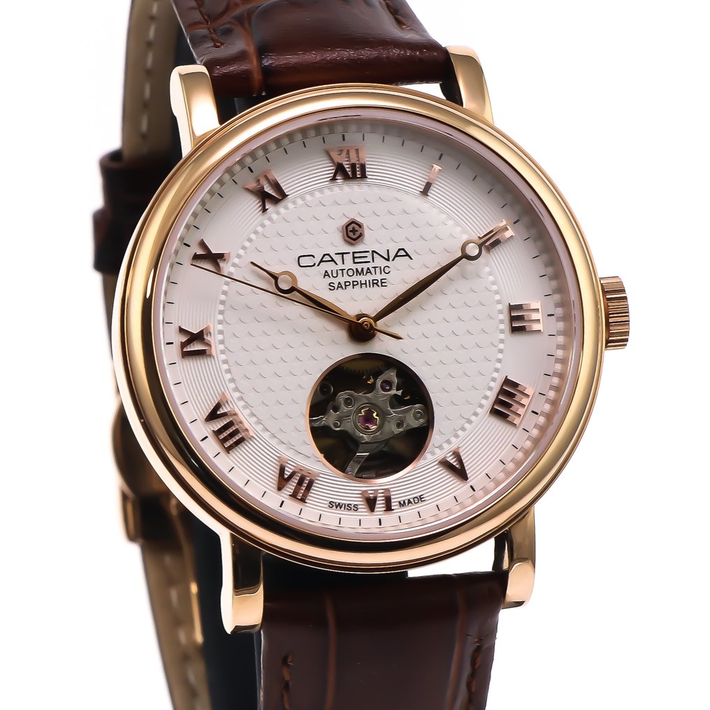 Catena - Automatic Swiss Watch Open Heart - CAD023-2FU - Nincs minimálár - Női - 2020+ #1.0