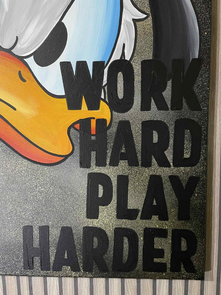 Xavier Van Walsem (1980) - Donald duck work hard play harder bitcoin #4.3