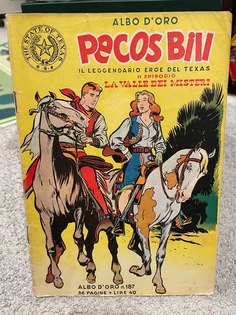 Albo d'Oro - Pecos Bill prima serie - 37 Comic - Eerste druk - 1949/1951 #1.0