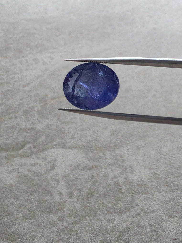 Μπλε, Μωβ Τανζανίτης - 7.53 ct - Instituto Gemólogico Español (IGE) #4.3