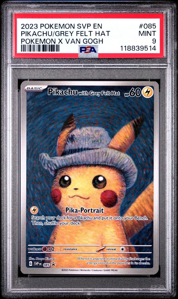 Pokémon - 1 Graded card - Pikachu 085 Promo-kort, Begrenset utvalg - PSA 9 - Scarlet & Violet - SVP #1.0