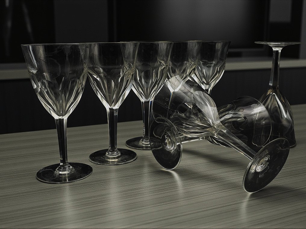 Cristalleria francese - 杯具組 (8) - 水晶 #1.0