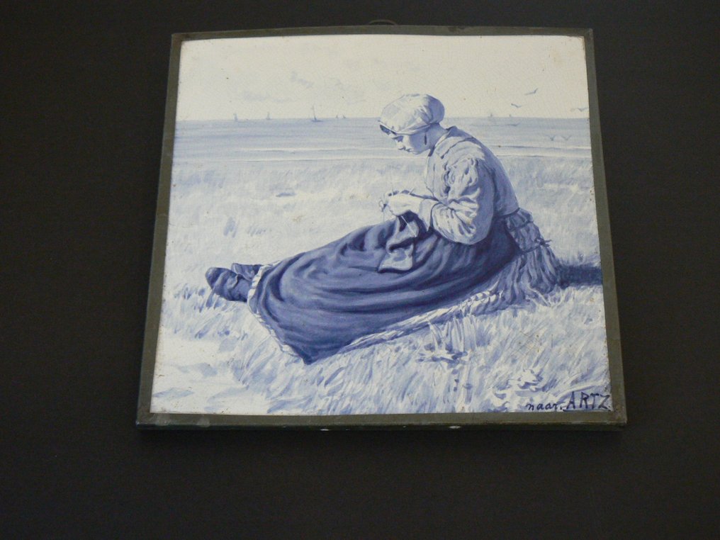 Tile - De Porceleyne Fles, Delft - 1889 - Decorative Tile #4.3