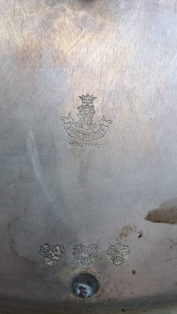 royal sheffield - Cruet készlet (3) - cruet - Kristály - Model királyi család #4.3