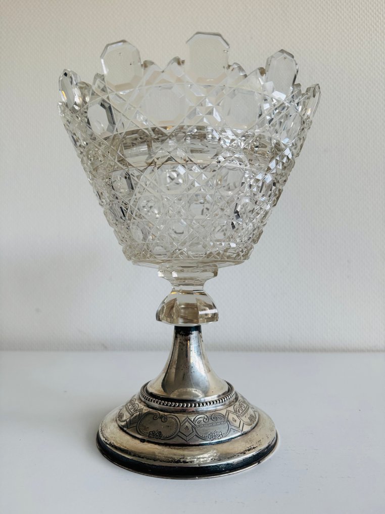 Coppa - .833 argento - Victorian Kristal Bokaal #1.0