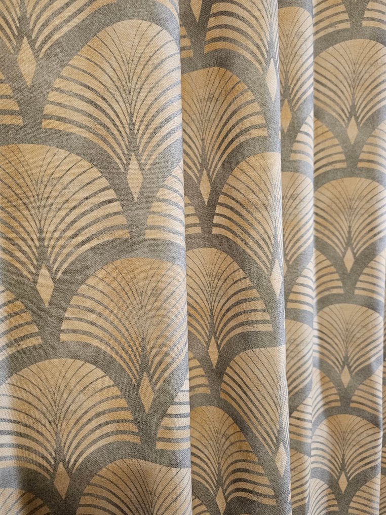 TISSU Art Decó Gull, Vintage Eleganse og Stilrefleksjoner -300x280cm- Klassisk Design - Tekstil  - 300 cm - 280 cm #2.1