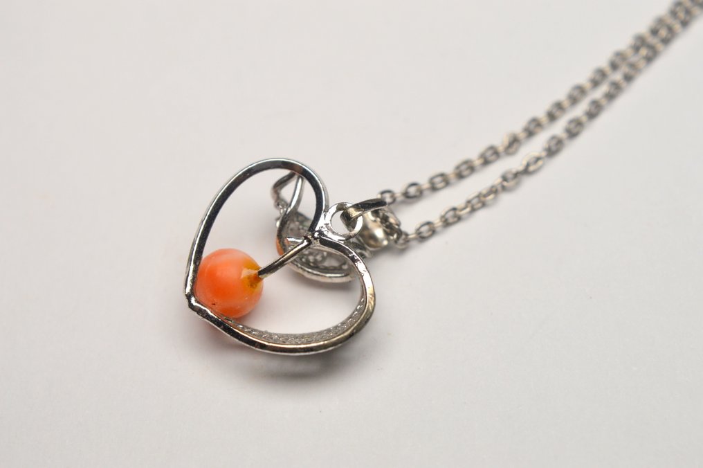 Coral - Anillo + Collar - Conjunto de joyas de 2 piezas #3.2