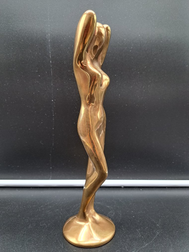 Tanari Louis (1940) - 雕塑, Venus - 26 cm - 镀金青铜 #2.1