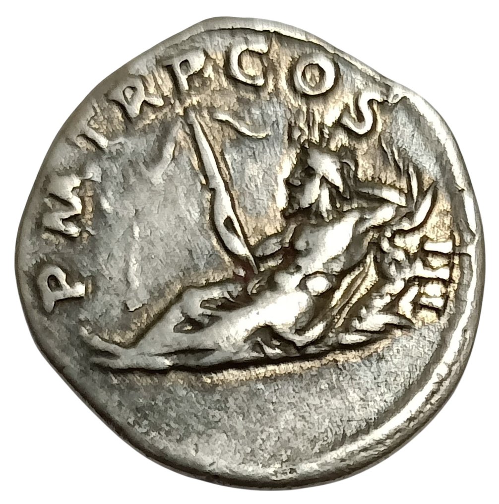 Império Romano. Adriano (117-138 d.C.). Denarius Rome - Oceanus #1.0
