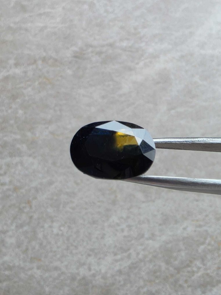 Albastru, Galben Safir - 11.29 ct - Asociația internațională de pietre prețioase colorate (ICA GemLab) #1.0