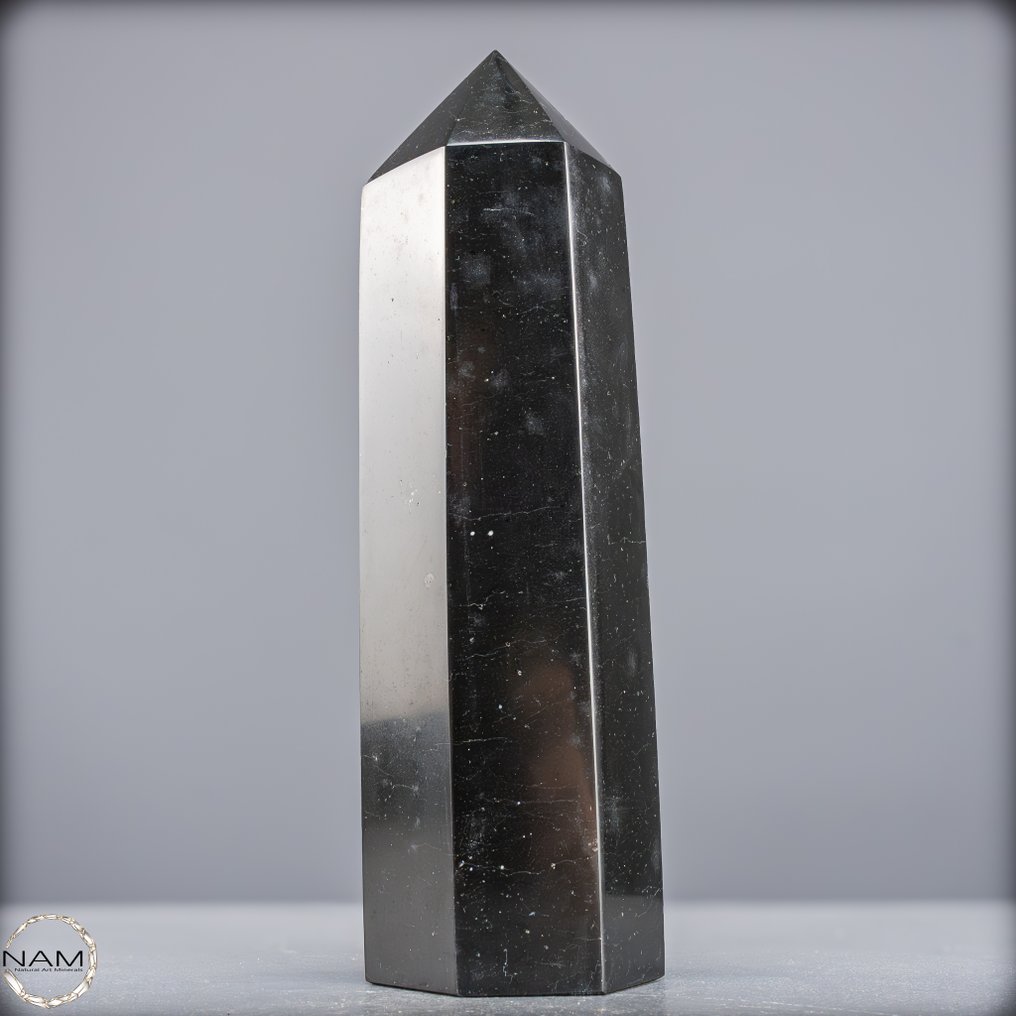 Φυσικός Μαύρος Τουρμαλίνης Οβελίσκος, από τη Βραζιλία- 1561.87 g #1.0
