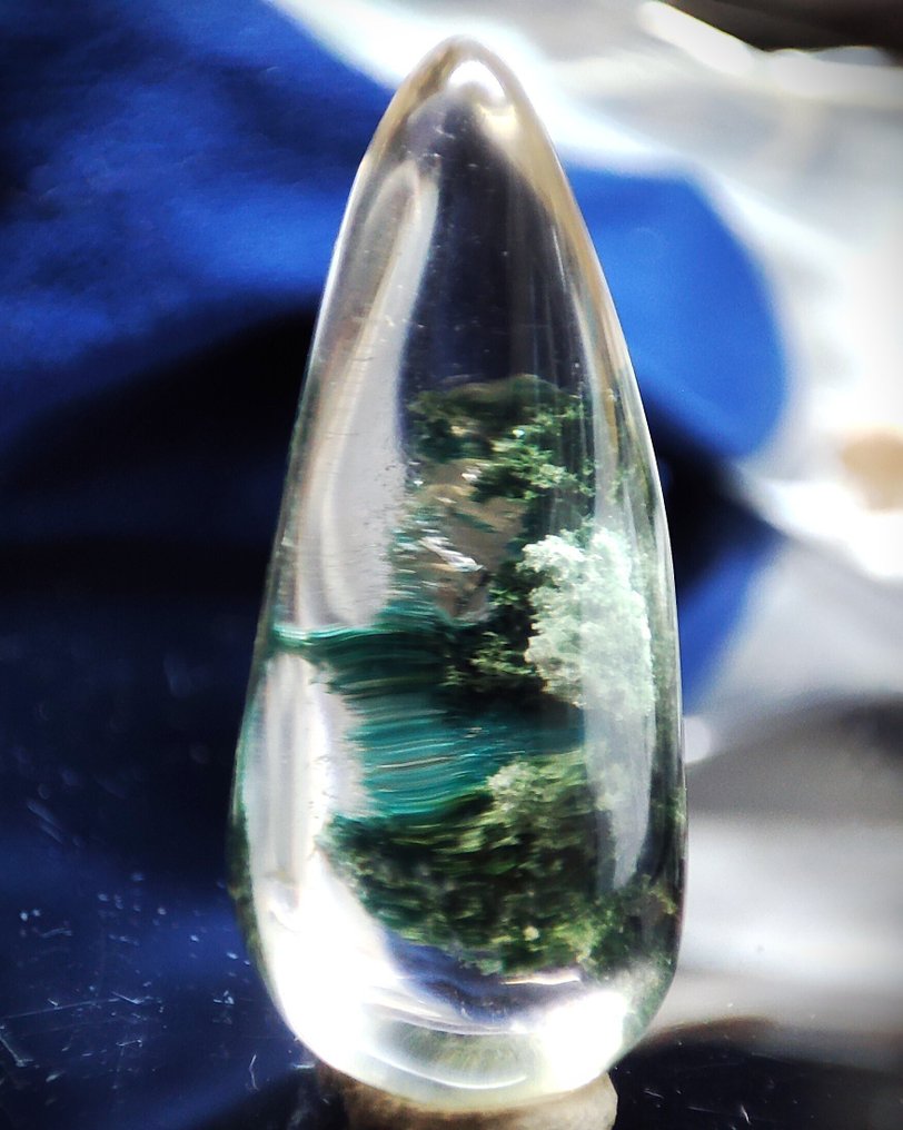 Πολύ όμορφος φυσικός σπάνιος διάφανος κρύσταλλος Φάνταμ Κουάρτ Δείγμα δωρεάν αποστολή- 7.74 g #3.2