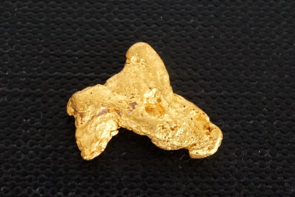 Oro Nativo, pepita del Suriname o della Guyana Francese (gold nugget)- 2.86 g - (1) #3.2