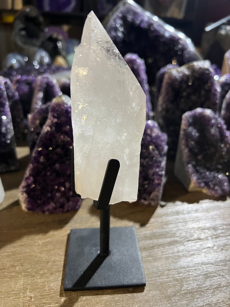 水晶 水晶点 - 高度: 21 cm - 宽度: 8 cm- 1.1 kg - (1) #3.2