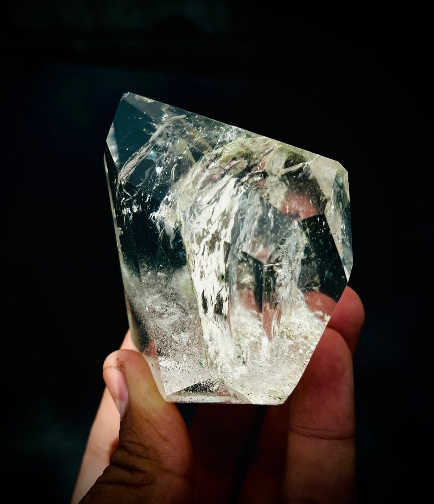 Centrepiece  - Transparent - Clear Crystal Quartz - First Quality Natural - Cut Polished – Collector’s Item #2.1