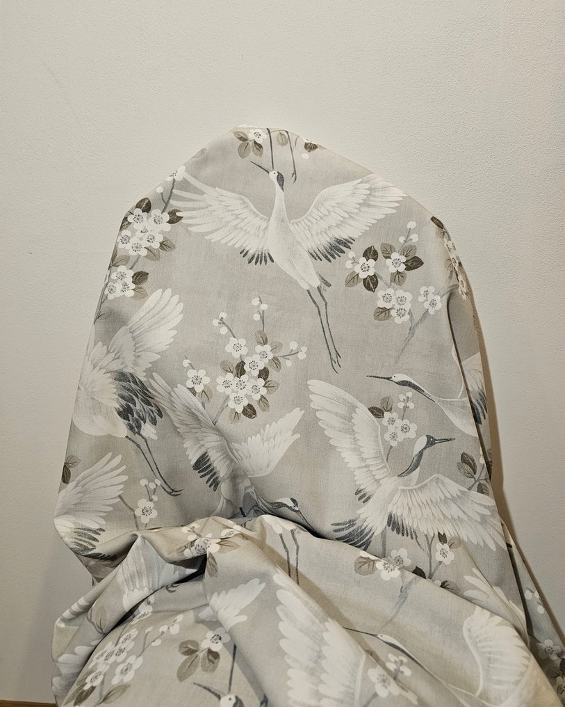 TESSUTO 新艺术风格《舞动的鹤在空中飞舞》——新艺术风格的艺术设计 - 纺织品  - 200 cm - 280 cm #2.1