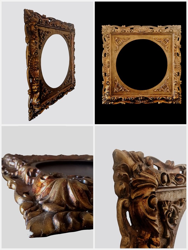 Stile Barocco - Ramka - Drewno - XIX wiek #1.0