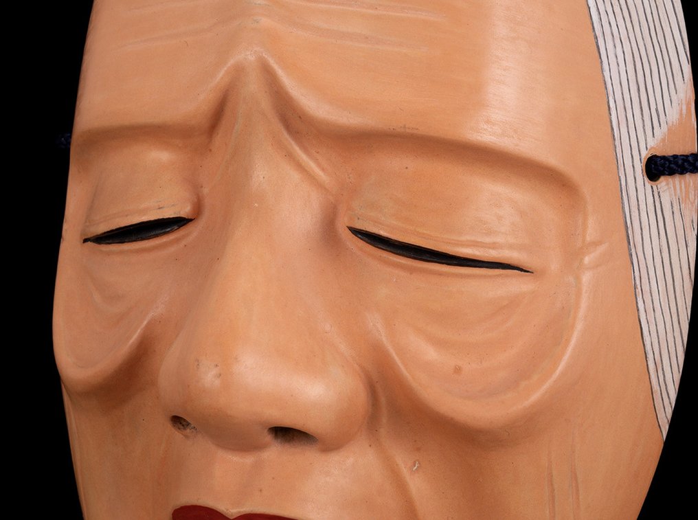 日本能乐面具 - 木, 高质量木雕能剧面具 - Uba姥 - Uba姥 #4.3