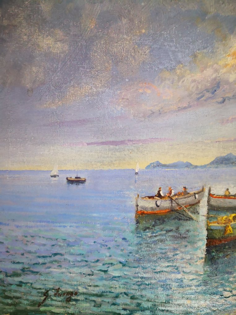 Giuseppe Luongo (1948) - Barche dei Pescatori (Capri) #4.3