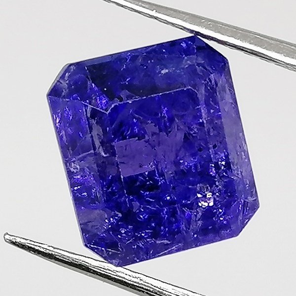 Μπλε, Βιολετί Τανζανίτης  - 6.76 ct - Instituto Gemólogico Español (IGE) #1.0