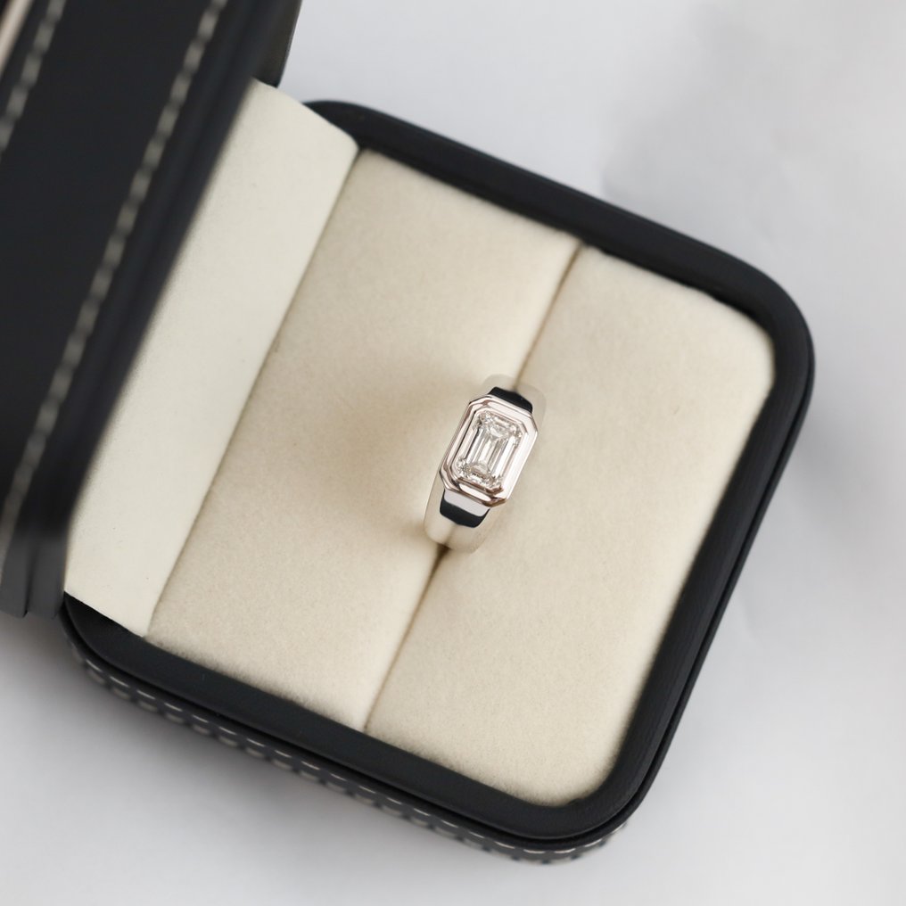 Anillo de compromiso - 14 quilates Oro blanco -  2.13ct. tw. Diamante (Lab-grown) #3.2