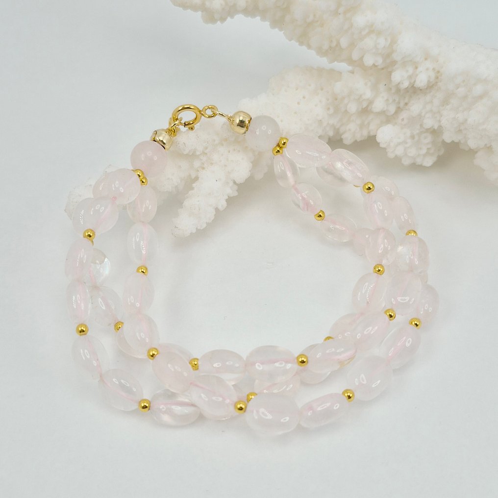 Gold-plated - 手镯 - 天然石英 #1.0