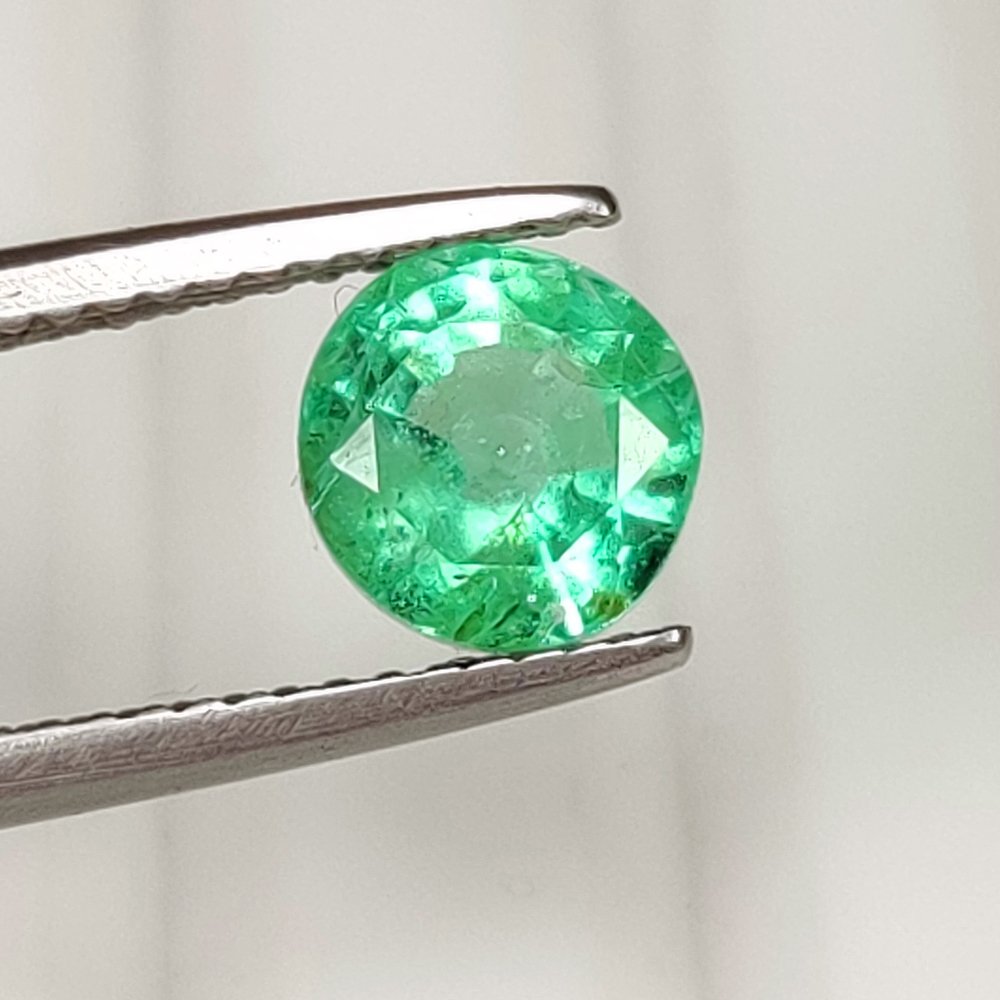 1 pcs Groen Smaragd - 1.44 ct - International Gemological Institute (IGI) - Minder ! #1.0