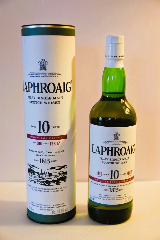 Laphroaig 10 years old Cask Strength - Batch no. 009 - b. 2017 - 70cl #1.0