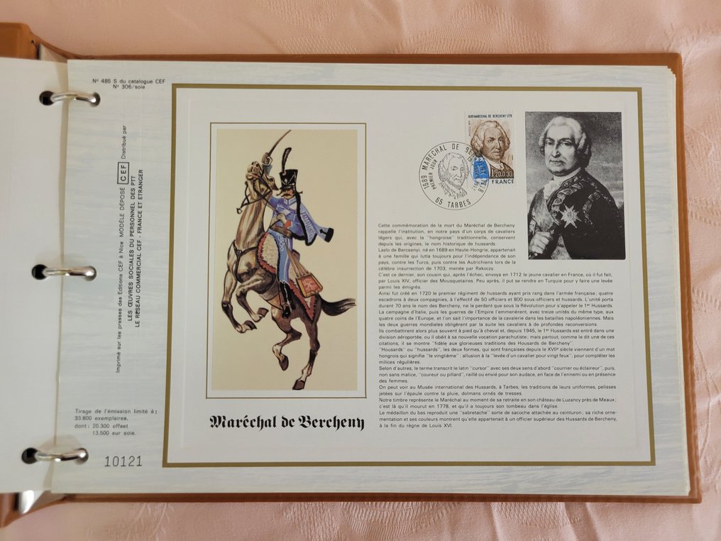 Franciaország 1900/1980 - 2 füzet lapok C.E.F. SNCF bélyegek postai csomagadó #3.2