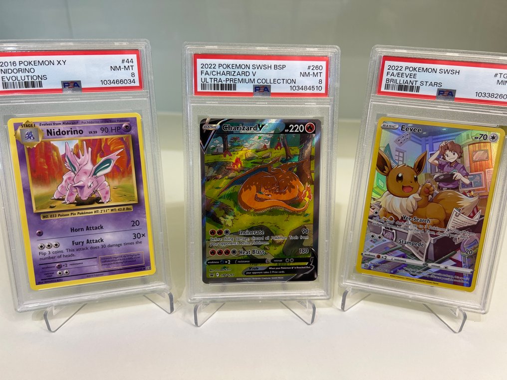 Pokémon - 3 Graded card - PSA 9 - Sword & Shield #1.0