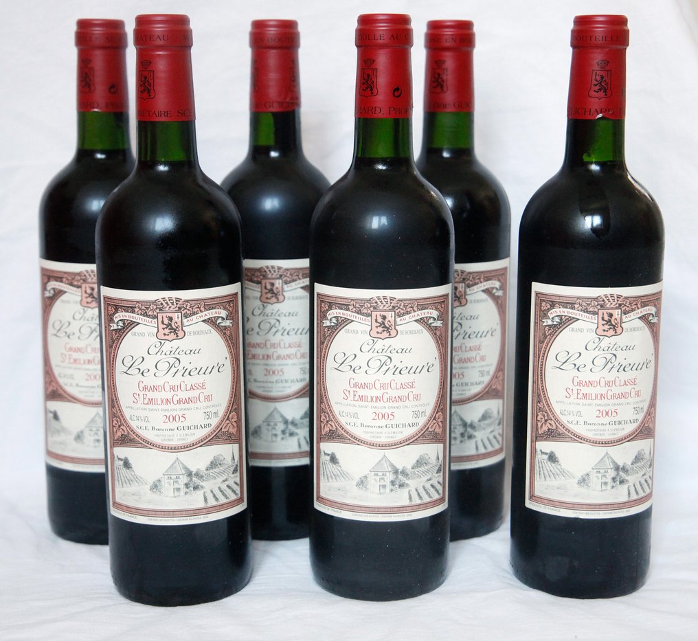 2005 Chateau Le Prieure - Saint-Émilion Grand Cru Classé - 6 Bottles (0.75L) #1.0