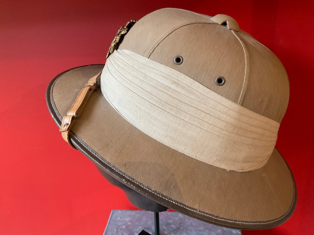 Βέλγιο - Δημόσια Αστυνομία του Κονγκό - Στρατιωτικό κράνος - Κεφάλι στρατιωτικού τύπου Force publique Κονγκό Βέλγιο #2.1