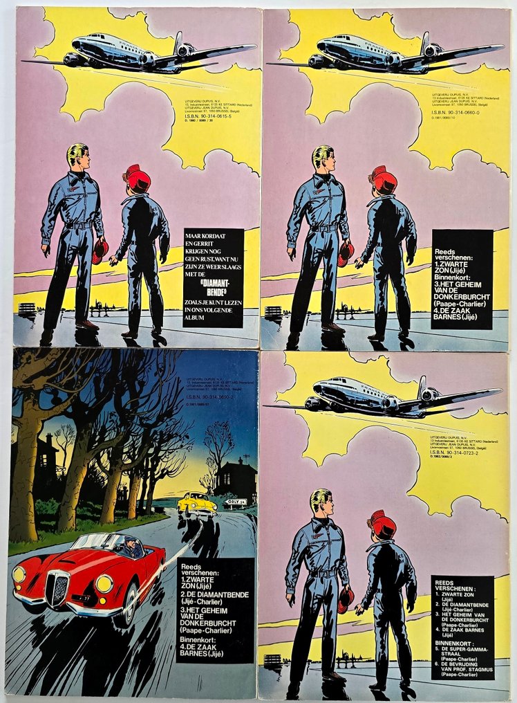 Jan Kordaat 1 t/m 15 - Complete reeks SC - 15 Album - 1980/1987 #3.2