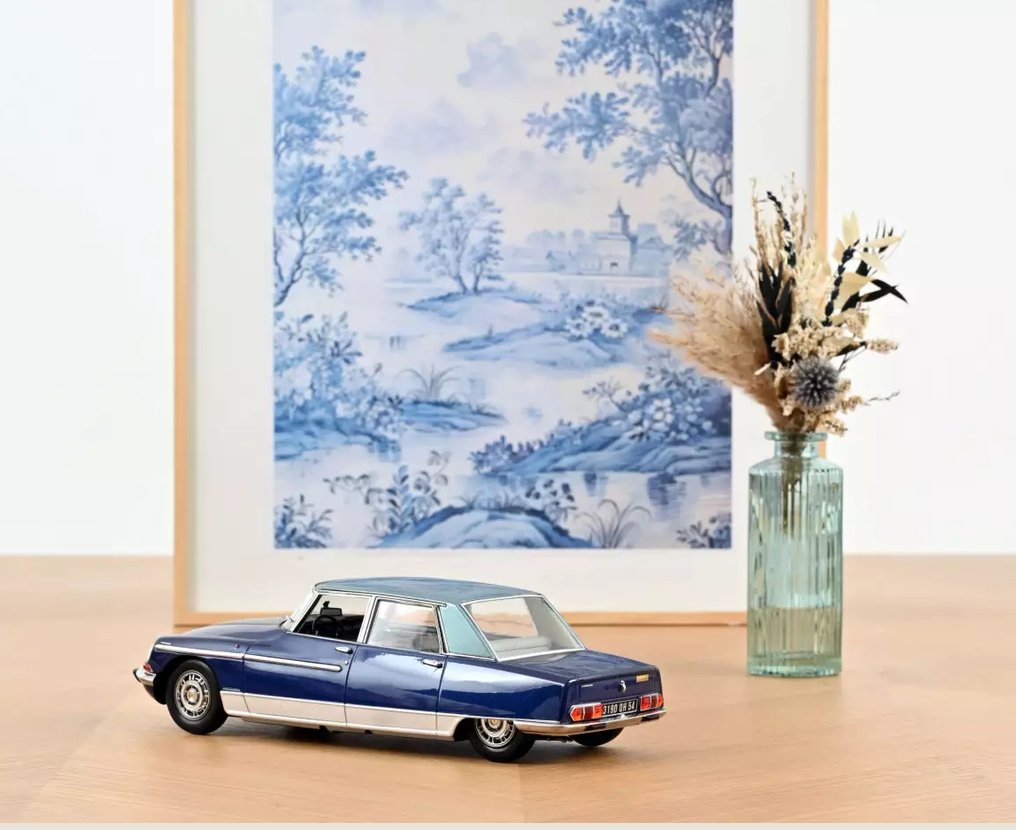 Norev 1:18 - Machetă mașină - Citroën DS 21 Lorraine 1969 Bleu foncé et bleu clair 1/18- 300pcs - 1969 EDITIE LIMITATĂ #1.0