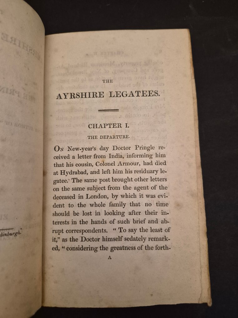 John Galt - The Ayrshire Legatees; or, The Pringle Family. - 1821 #2.1