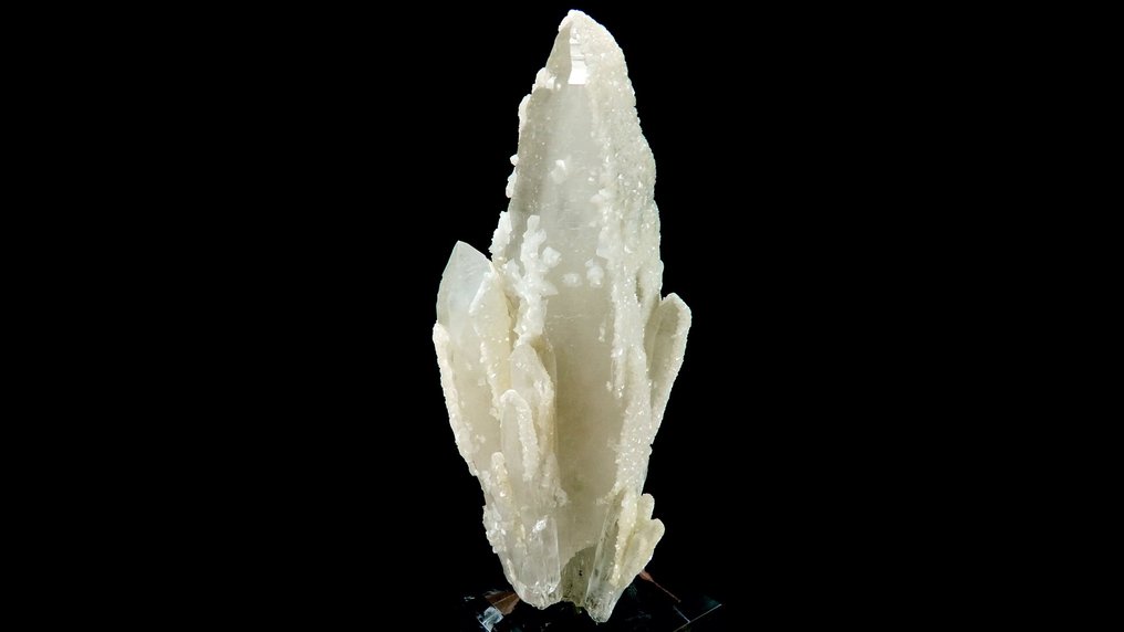 Quartz with Dolomite coat - Cavnic, Maramureș, Carpathians, Romania - Height: 11.3 cm - Width: 4.7 cm- 182 g #4.3