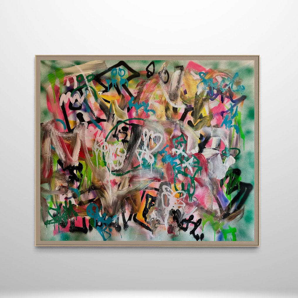 Timo Wedell - Graffiti Flower Abstract - XL #1.0