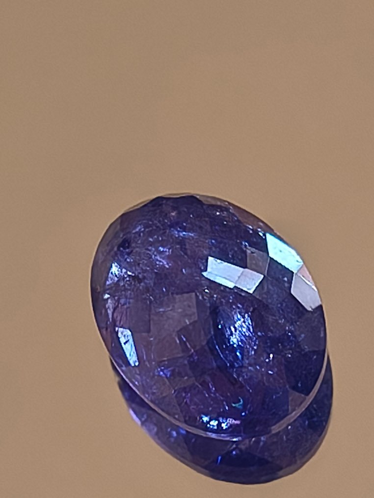 1 pcs Ibolya, Kék Tanzanit - 10.64 ct - Nemzetközi Gemmológiai Intézet (IGI) #4.3